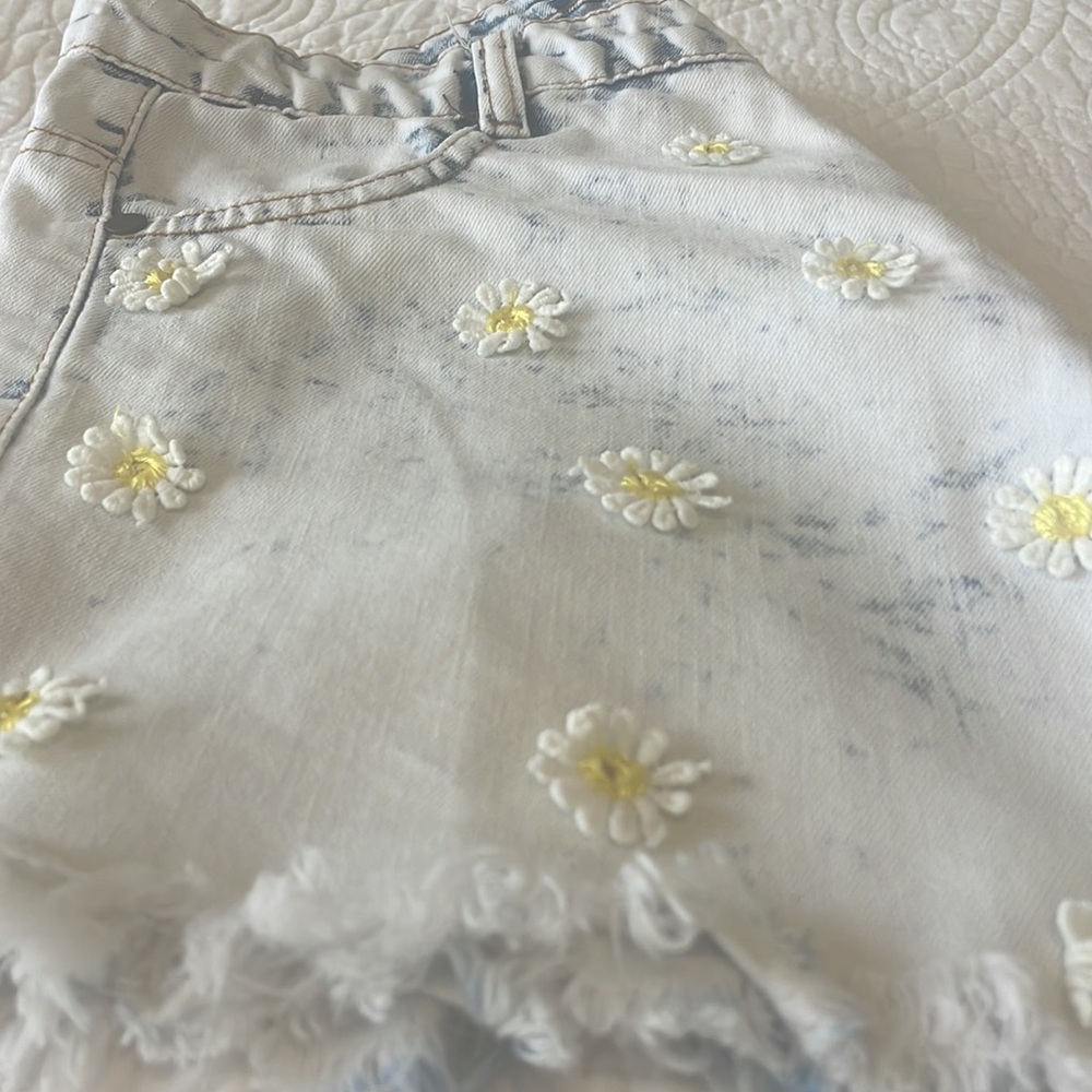 Daisy Embroidered Shorts - Picture 6 of 6